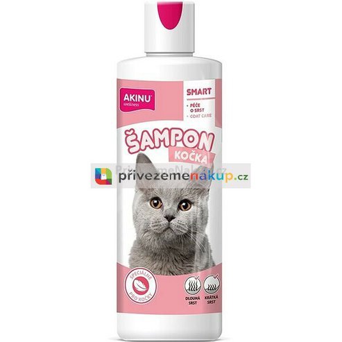 Akinu šampon jemný pro kočky 250ml.jpg
