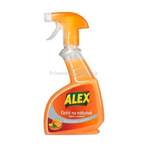 Alex čistič sprej na nábytek pomeranč 375ml.jpg