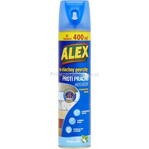 Alex čistič sprej proti prachu na všechny povrchy 400ml.jpg
