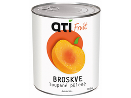 Ati broskve loupané půlené 850ml