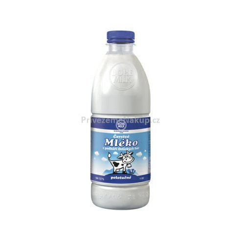 Bohemilk Čerstvé mléko polotučné - PET lahev 1l.jpg