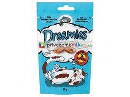 Dreamies pochoutka losos 60g