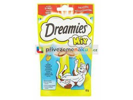 Dreamies pochoutka losos, sýr 60g