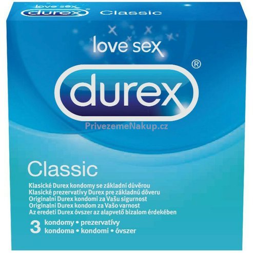 Durex kondomy Classic 3ks.jpg
