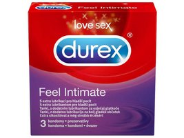 Durex kondomy Feel intimate 3ks