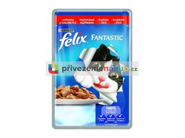 Felix Fantastic kapsička hovězí 85g 5ks