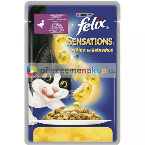 Felix Sensations kapsička jellies kachní 100g.jpg