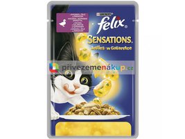 Felix Sensations kapsička jellies kachní 85g 5ks