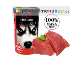 FineDog konzerva hovězí 100 % masa 1200g