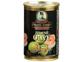 Franz Josef Kaiser olivy zelené plněné lososovou pastou 314ml