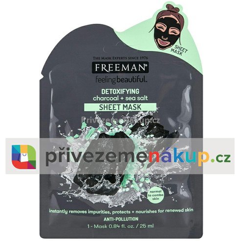 Freeman látková maska charcoal & sea salt 25ml.jpg