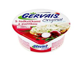 Gervais Original s ředkvičkami a pažitkou 80g