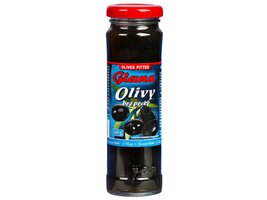 Giana olivy černé bez pecky 140g sklo