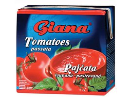 Giana rajčata drcená loupaná 500g