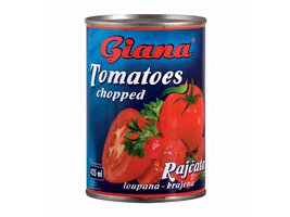 Giana rajčata krájená loupaná 425ml