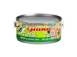 Giana tuňák drcený ve vlastní šťávě 185g