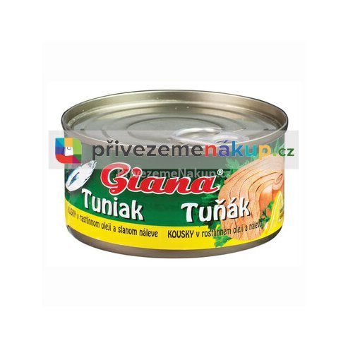 Giana tuňák kousky v rostlinném oleji a slaném nálevu 185g.jpg