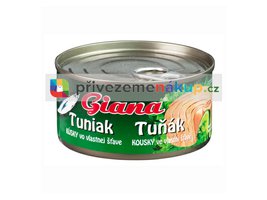 Giana tuňák kousky ve vlastní šťávě 185g