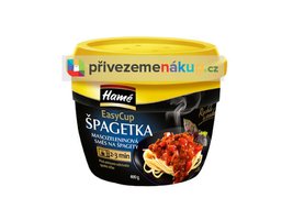 Hamé EasyCup Špagetka masozeleninová směs na špagety 400g