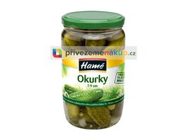 Hamé nakládané okurky 680g 7 - 9 cm