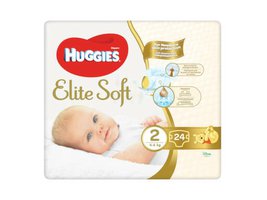 Huggies Elite Soft 2 4-6 kg dětské pleny 24 ks