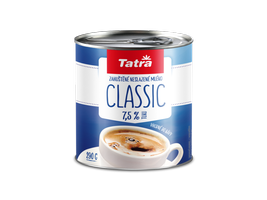 Kondenzované neslazené mléko plnotučné Tatra Classic 7,5% plech 290g