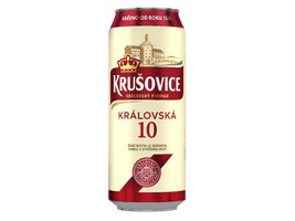 Krušovice 10° pivo výčepní světlé 0,5 l Krušovice 10° pivo výčepní světlé 0,5 l