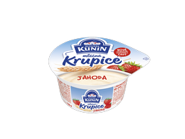 Kunín Mléčná krupice jahoda 150 g