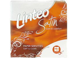 Linteo Ubrousky Satin 33x33cm jednovrstvé 100ks