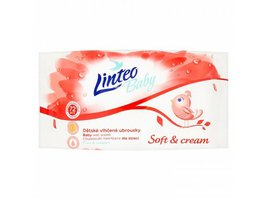 Linteo Vlhčené ubrousky Baby Soft & Cream 72ks