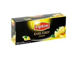 Lipton čaj Earl Grey citrón 25 x 2g