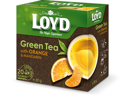 Loyd Tea Pyramida Green Orange & Mandarin 20 x 1,7g