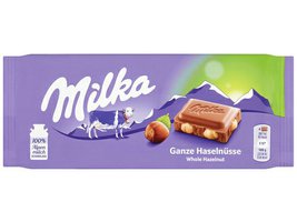 Milka Whole Hazelnut 100g