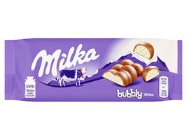 Milka Bubbly Milk and White 95g