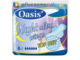 Oasis vložky ultra wings night Top Dry 8 ks