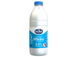 Olma Čerstvé mléko polotučné 1,5% - PET lahev 1l