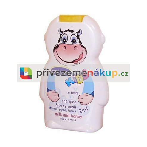 On Line Kids dětský sprchový gel milk and honey 250ml.jpg