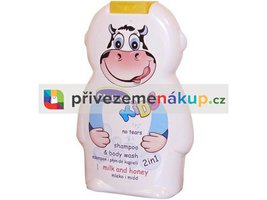 On Line Kids dětský sprchový gel milk and honey 250ml