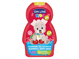 On Line Kids dětský sprchový gel sweet cherry 250ml