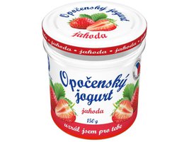 Opočenský jogurt – Jahoda 150g