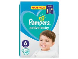 Pampers Active baby jednorázové plenky 6 (13–18 kg) 44ks