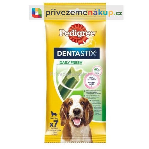 Pedigree pochoutka dentastix fresh medium 7pack 180g.jpg