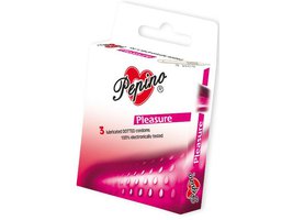 Pepino kondomy Pleasure s vroubky 3ks