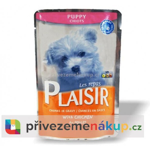 Plaisir Dog kapsička kuřecí puppy 100g.jpg
