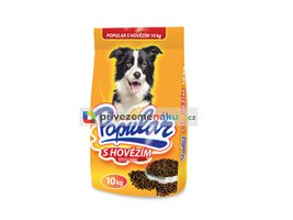 Popular granule pro psy Hovězí 10 kg