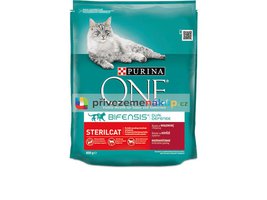 Purina One granule sterilcat hovězí 800g