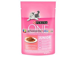 Purina One kapsičky junior minifiletky 85g 5ks