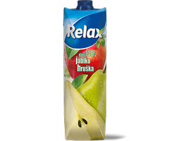 Relax 100% jablko hruška 1l