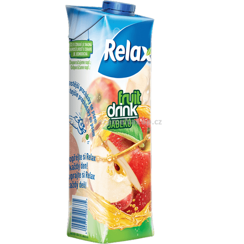 Relax fruit drink jablko 1l.png