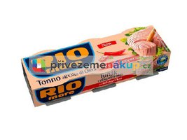 Rio Mare tuňák v olivovém oleji s chilli papričkou 3x80g